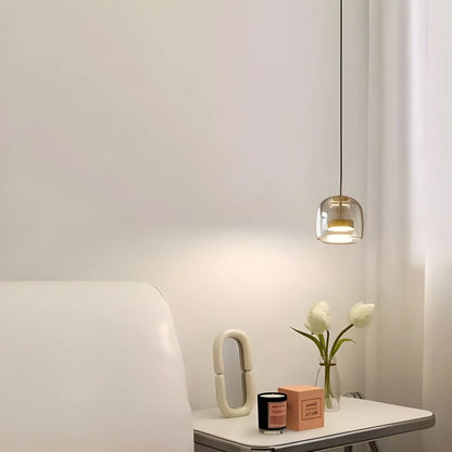 Glass Globe Pendant Light for Dining Room