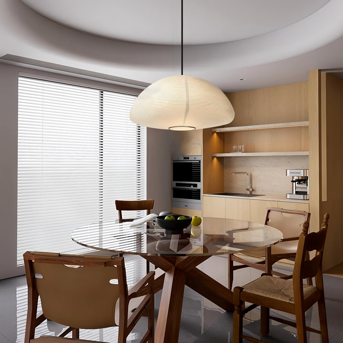 Hikari Paper Lantern Pendant Light for Bedroom