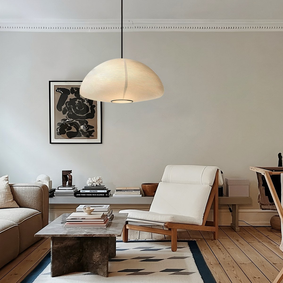 Hikari Paper Lantern Pendant Light for Bedroom
