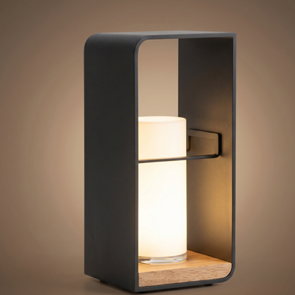 Irondale Modern Solar-Powered Outdoor Path Light -- Candle-Style for Garden