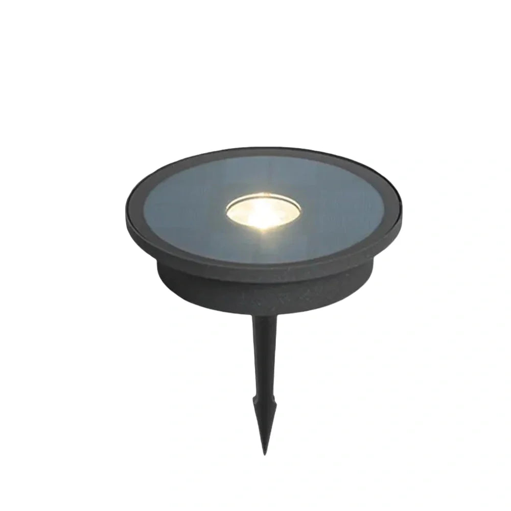 Nuvlight - Black Round Metal Design for Garden