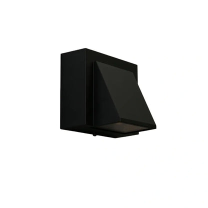 Irondale Industrial Outdoor Wall Lamp - Black/Gray Metal Irregular Design for Garden