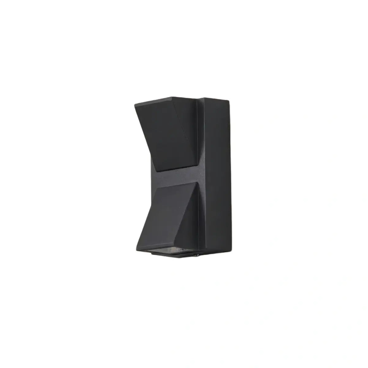 Irondale Industrial Outdoor Wall Lamp - Black/Gray Metal Irregular Design for Garden