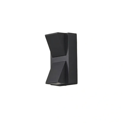 Irondale Industrial Outdoor Wall Lamp - Black/Gray Metal Irregular Design for Garden