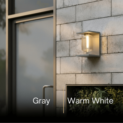 Irondale Industrial Solar LED Wall Sconce – Black Outdoor Light for Patio