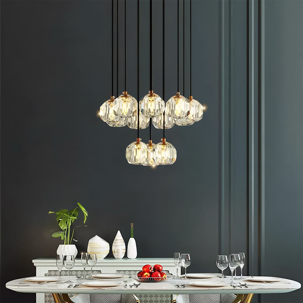 Kurst Round Cluster Chandelier