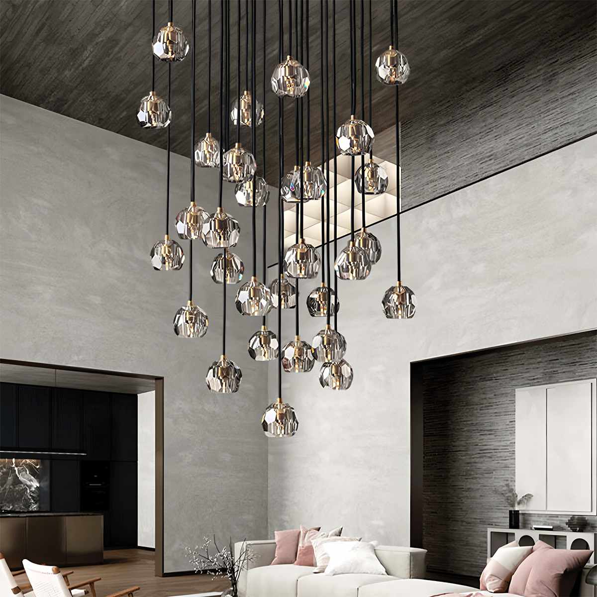 Kurst Round Cluster Chandelier