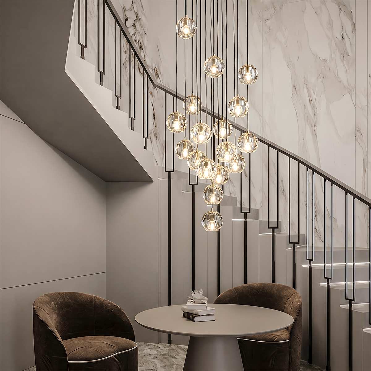 Kurst Round Cluster Chandelier