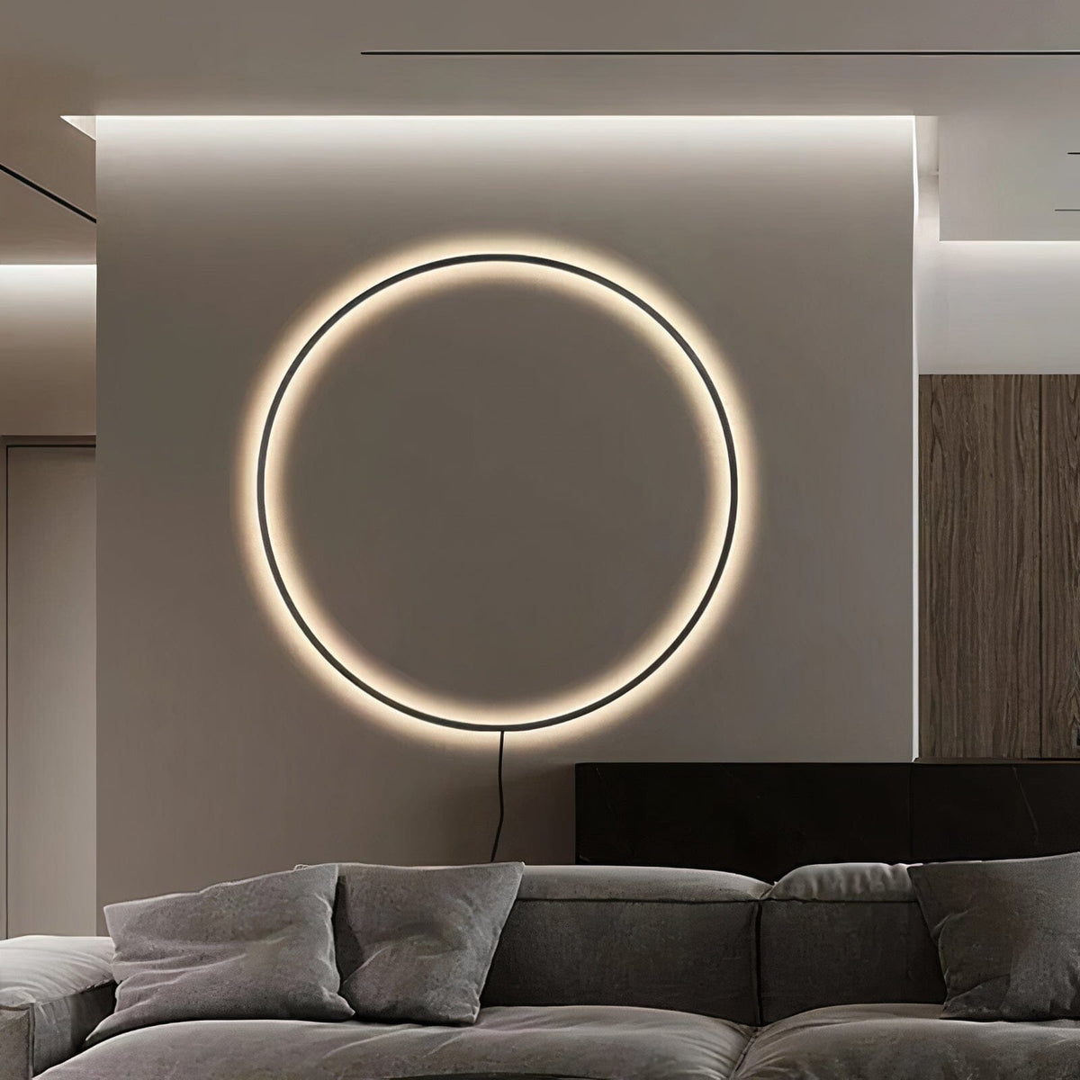Solaris LED Minimalist Wall Lamp - Modern Circular Wall Light