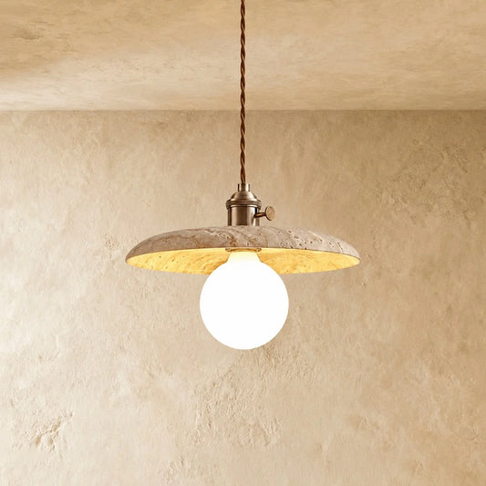 Nuvlight LED Travertine Pendant Light