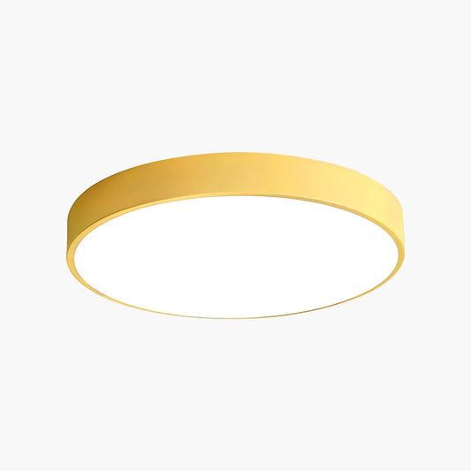Nuvlight LED Minimalist Circular Macaron Ceiling Light