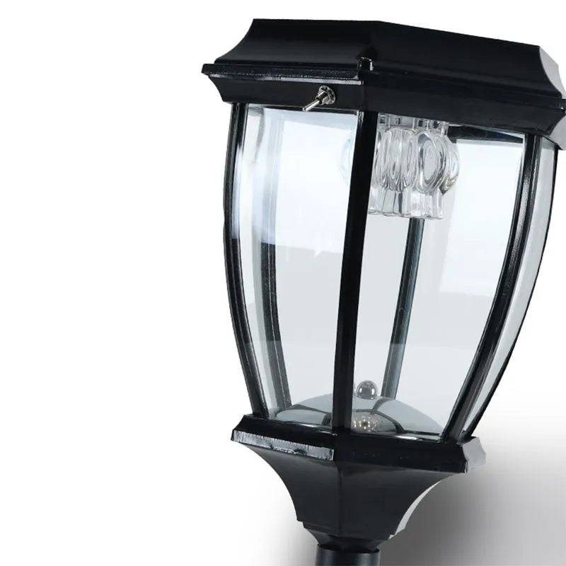 Irondale Industrial Outdoor Pathway Lights - Black Metal Irregular Design for Garden