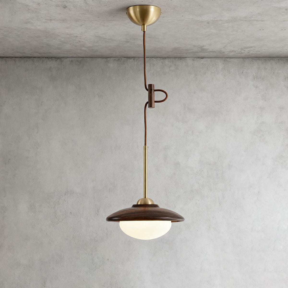 Nuvlight Vorani Pendant Lamp – Nordic Frosted Glass Bedside Light