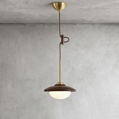 Nuvlight Vorani Pendant Lamp – Nordic Frosted Glass Bedside Light