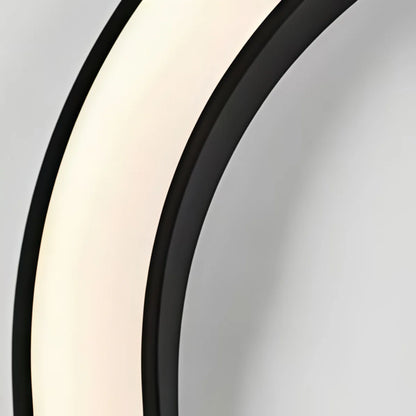 Lunara Art Deco LED Outdoor Wall Sconce with Remote Control for Exterior Spaces