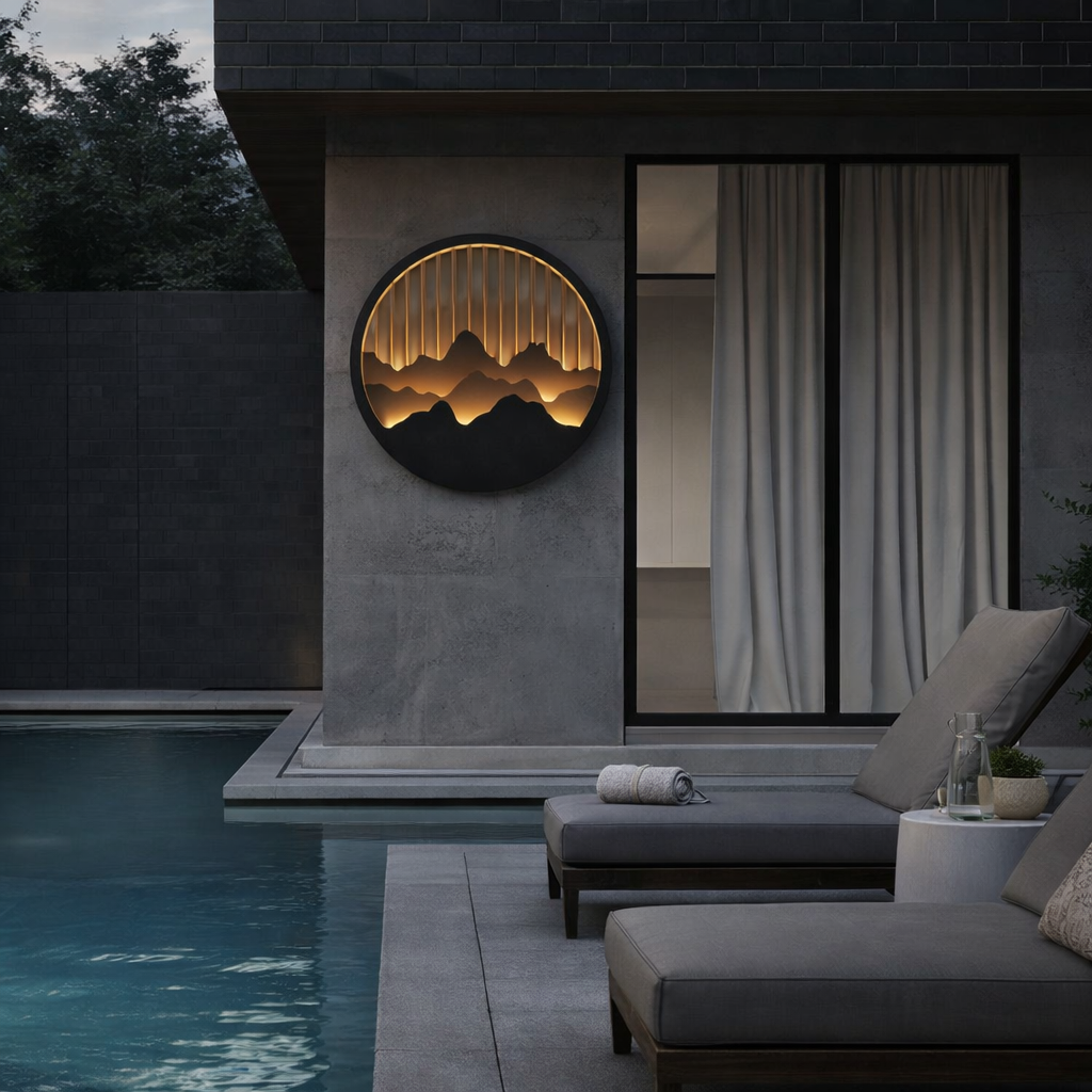 Nuvlight – Circular Stainless Steel LED for Indoor/Outdoor