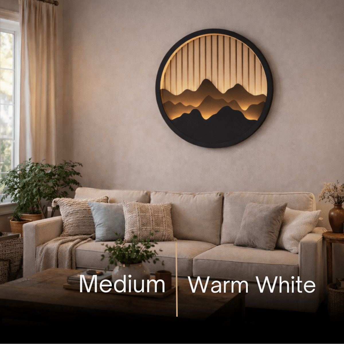 Lunara Modern Waterproof Wall Light – Circular Stainless Steel LED for Indoor/Outdoor