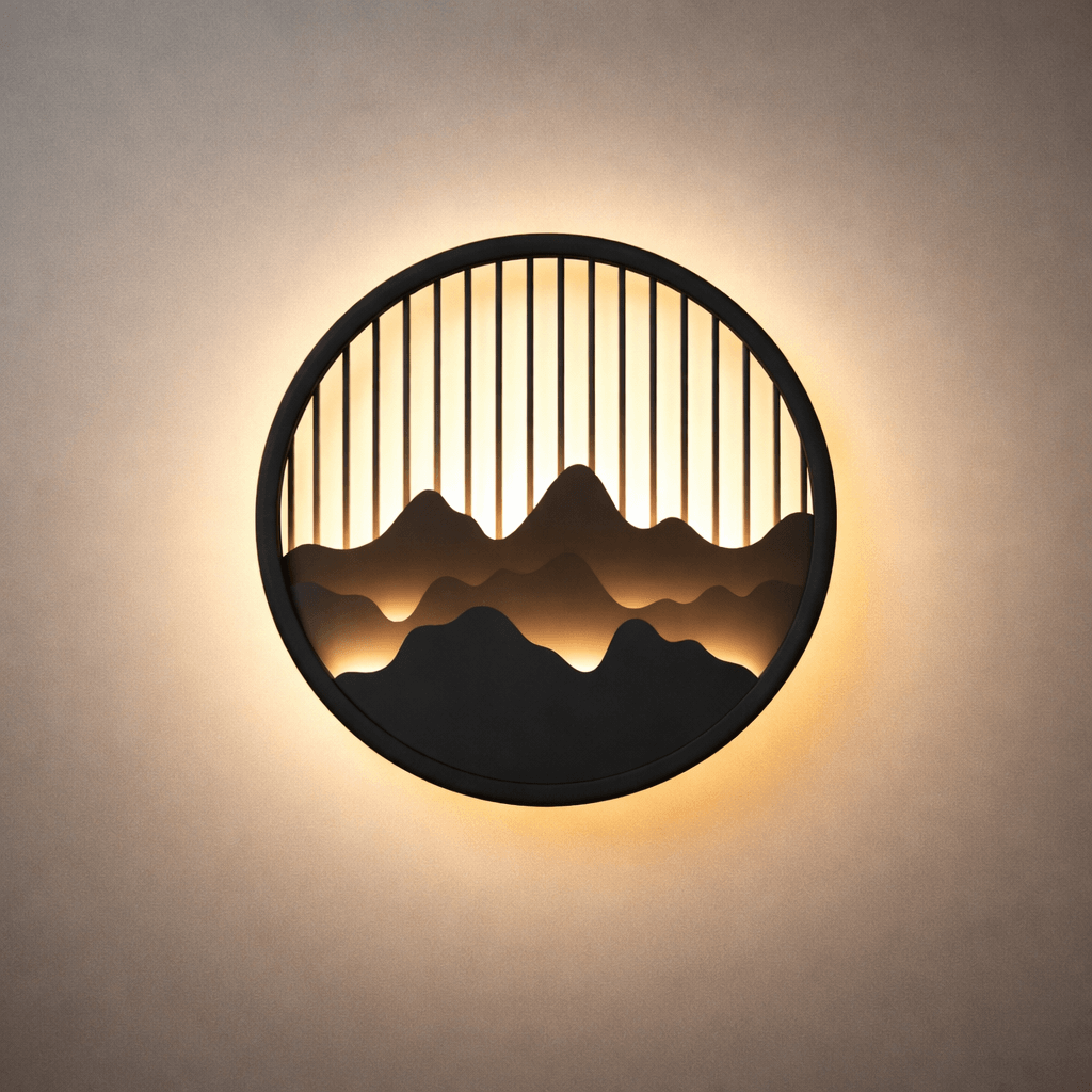 Lunara Modern Waterproof Wall Light – Circular Stainless Steel LED for Indoor/Outdoor