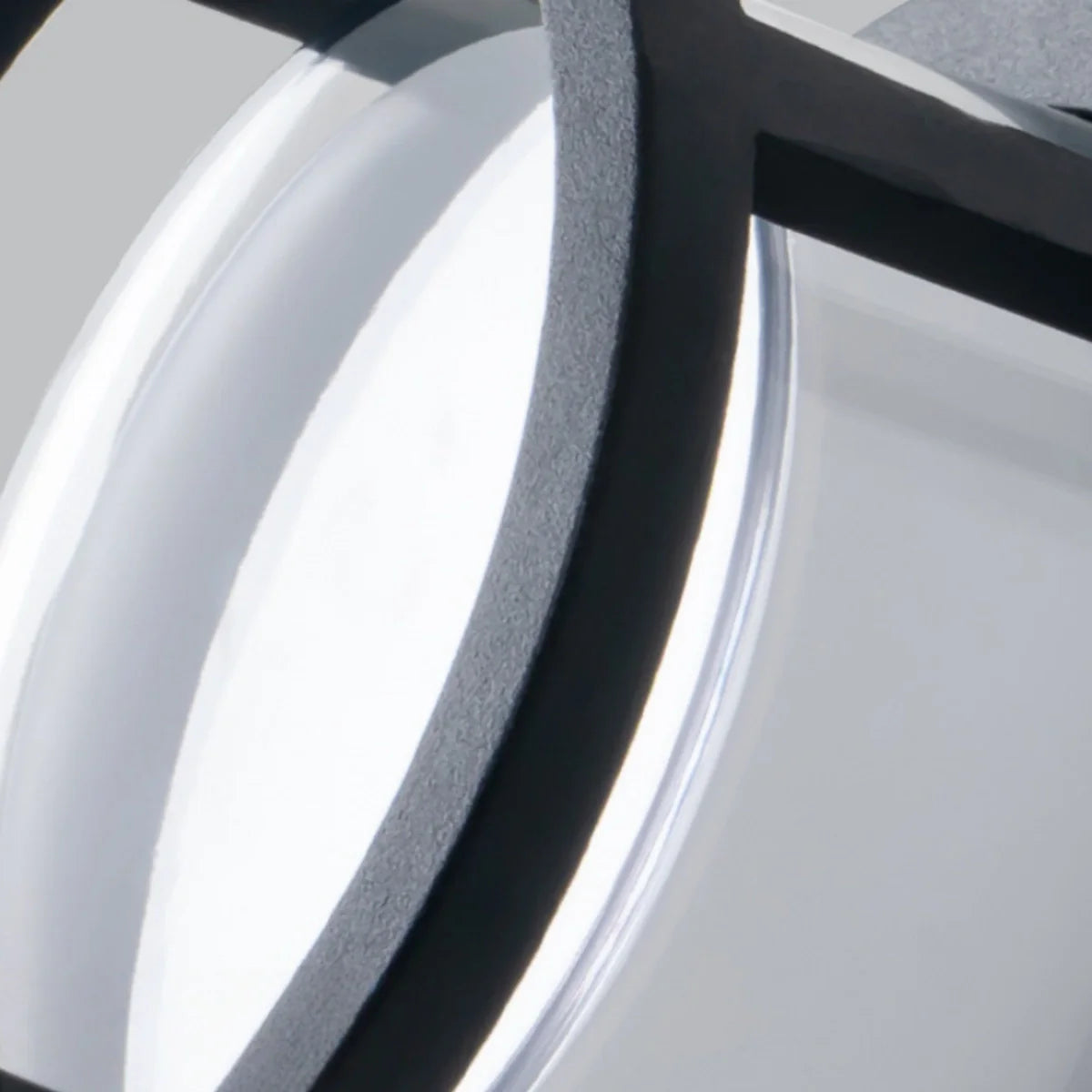 Stellar Modern Metal Outdoor Lamp - Black Cube & Cylinder Design