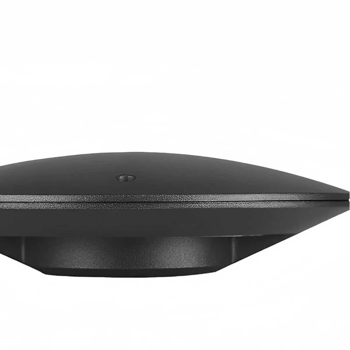 Irondale Minimalist Disc-Shaped Wall Lamp - Black Metal for Outdoor Corridor