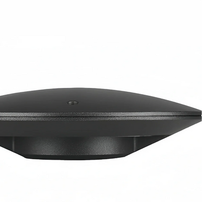 Irondale Minimalist Disc-Shaped Wall Lamp - Black Metal for Outdoor Corridor