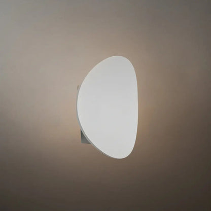 Velora Minimalist Pebble Outdoor Wall Lamp - Black/Grey Metal/Acrylic for Patio