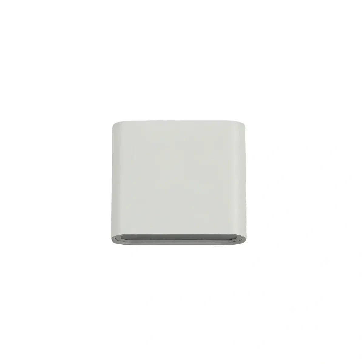 Irondale Minimalist Rectangular Outdoor Wall Lamp - Black Metal for Patio