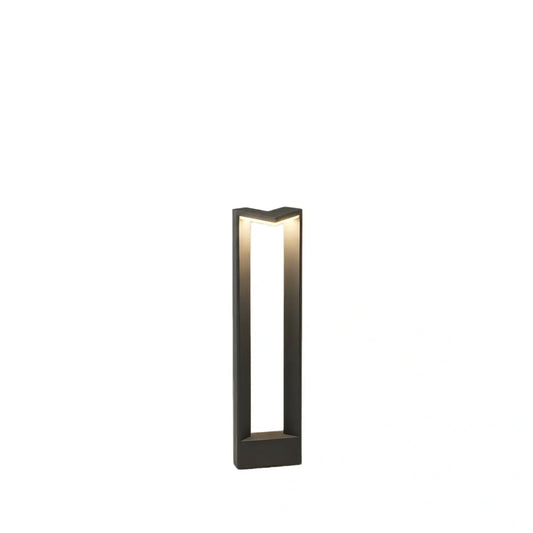 Nuvlight-Angle Outdoor Pathway Light - Black Metal for Yard