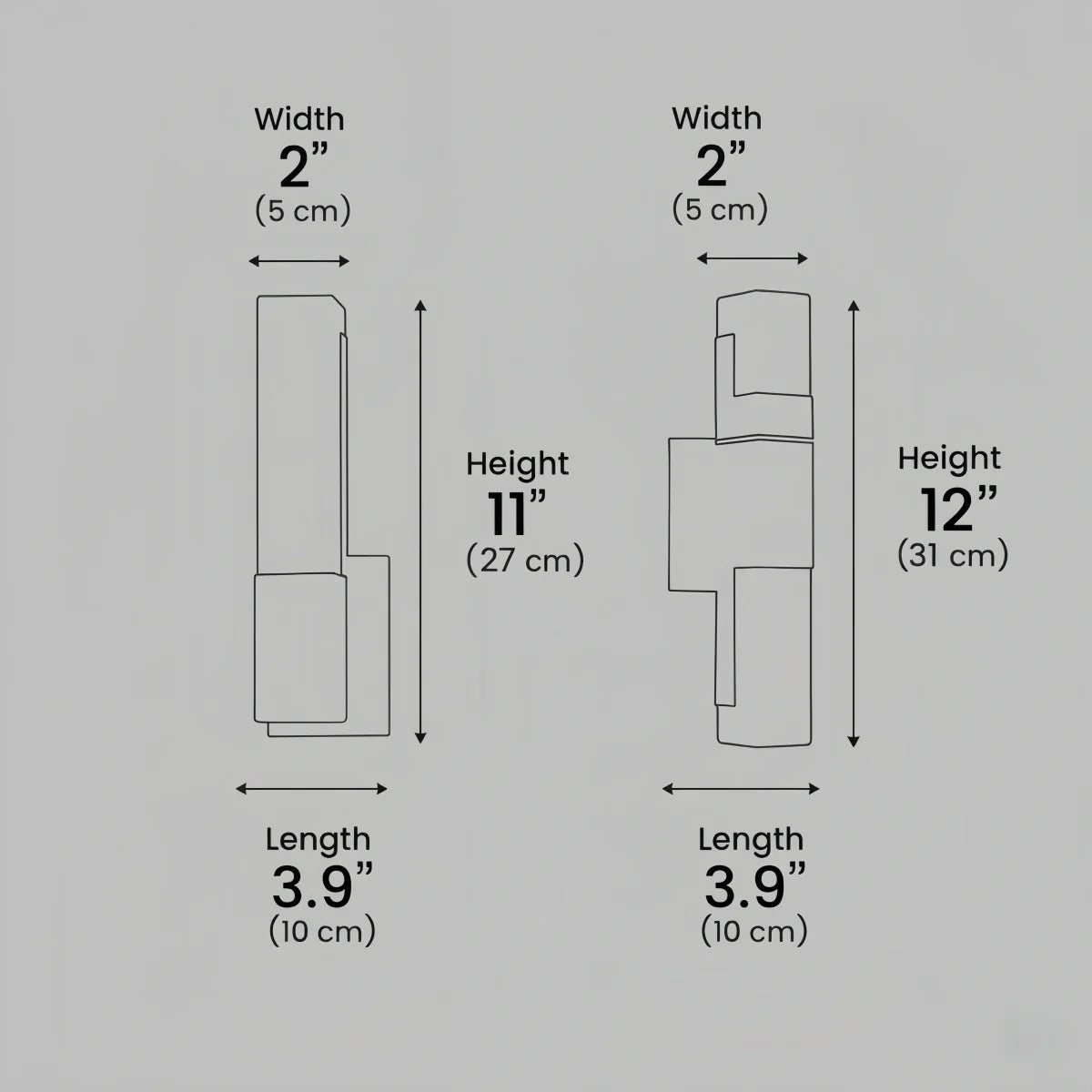 Arcato Minimalist Wall Sconce —— 2 Styles for Indoor/Outdoor Space