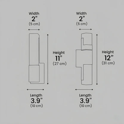Arcato Minimalist Wall Sconce —— 2 Styles for Indoor/Outdoor Space