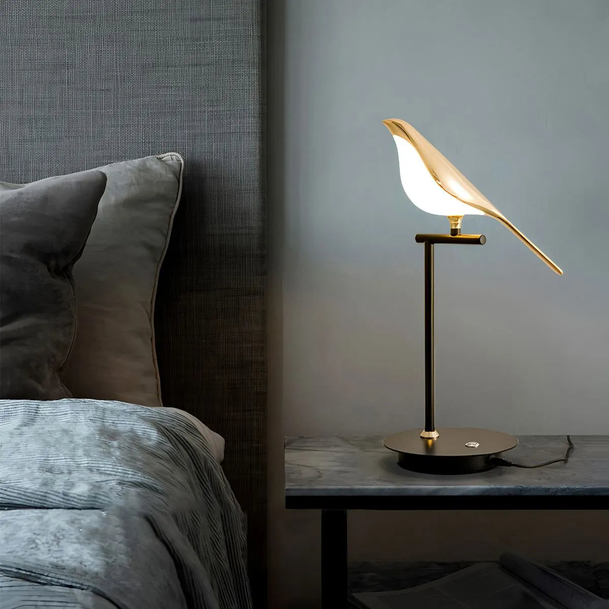 Gold Bird Chandelier for Living Room