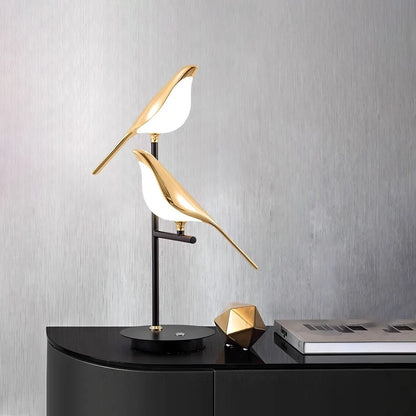 Gold Bird Chandelier for Living Room