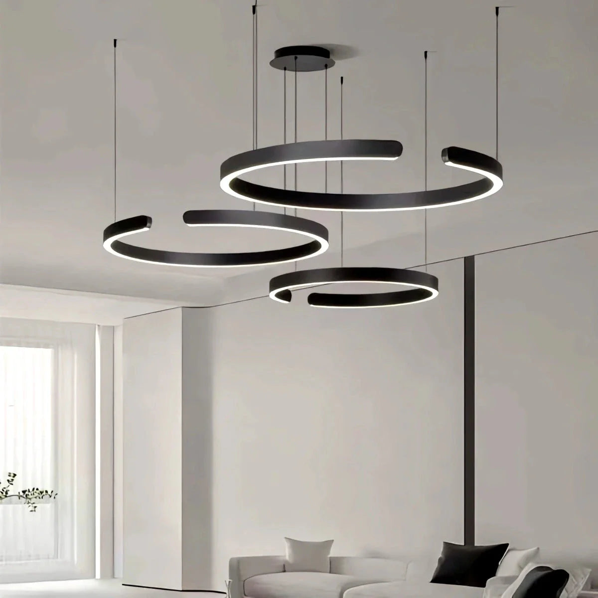 LED Ring Chandelier for Living Room and Office