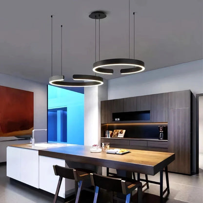 LED Ring Chandelier for Living Room and Office