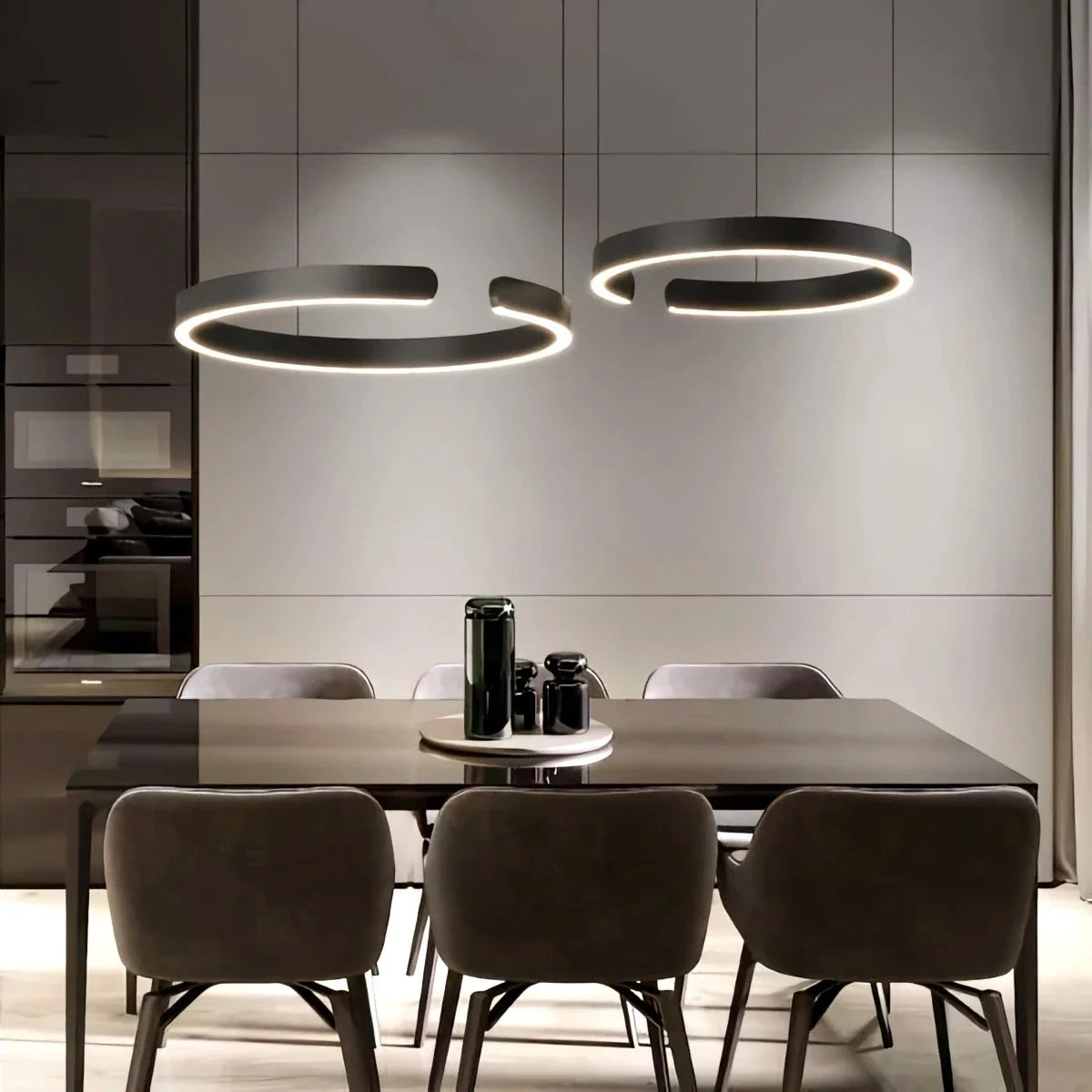 LED Ring Chandelier for Living Room and Office