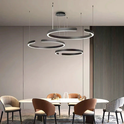 LED Ring Chandelier for Living Room and Office