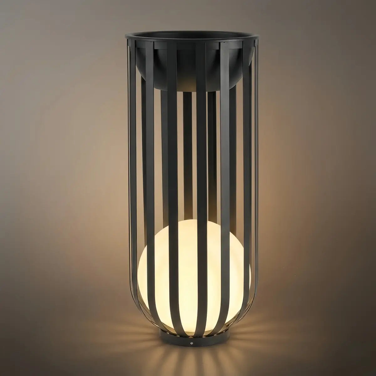 Nuvlight Modern Black Outdoor Floor Lamp