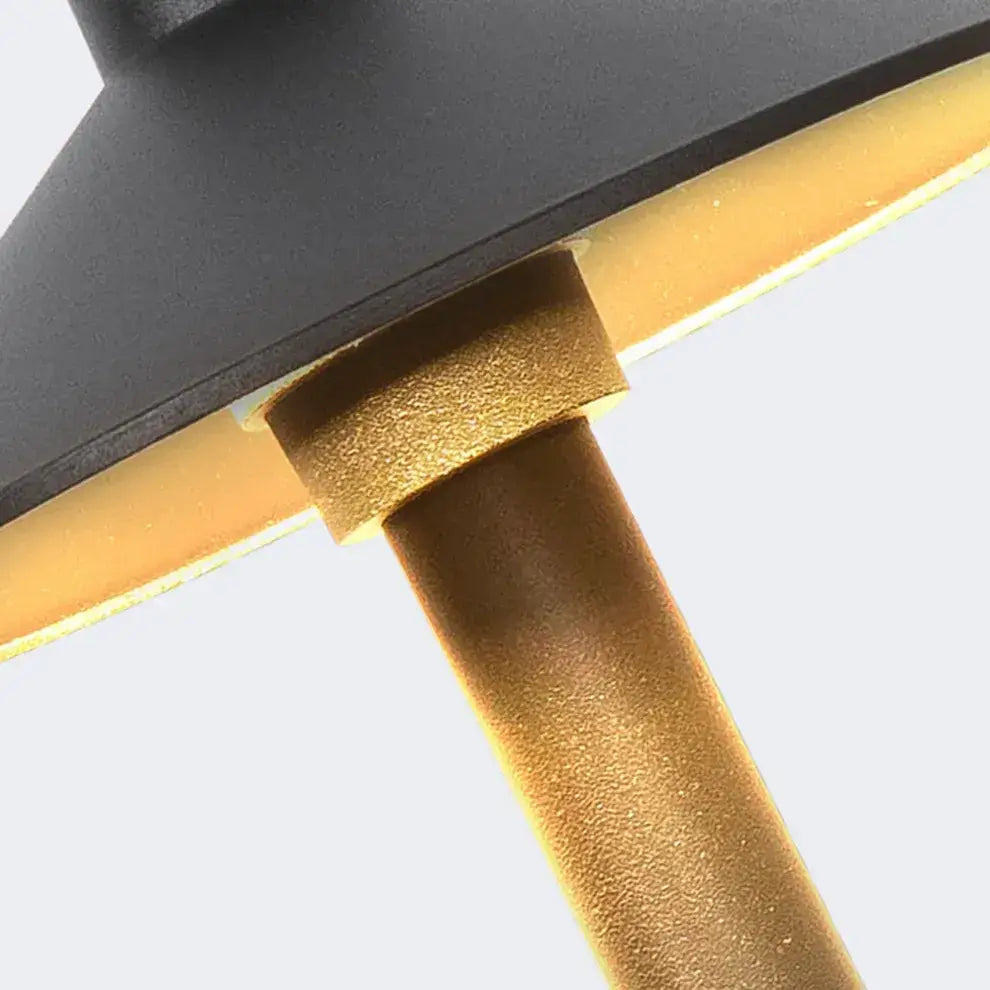 Irondale Modern Black Hooded Outdoor Path Light – Waterproof Garden Lighting