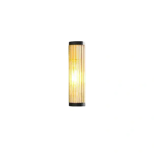 Irondale Modern Black LED Outdoor Wall Sconce – Waterproof Light for Garden/Courtyard