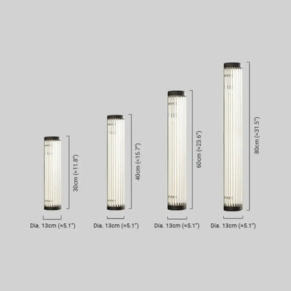 Irondale Modern Black LED Outdoor Wall Sconce – Waterproof Light for Garden/Courtyard