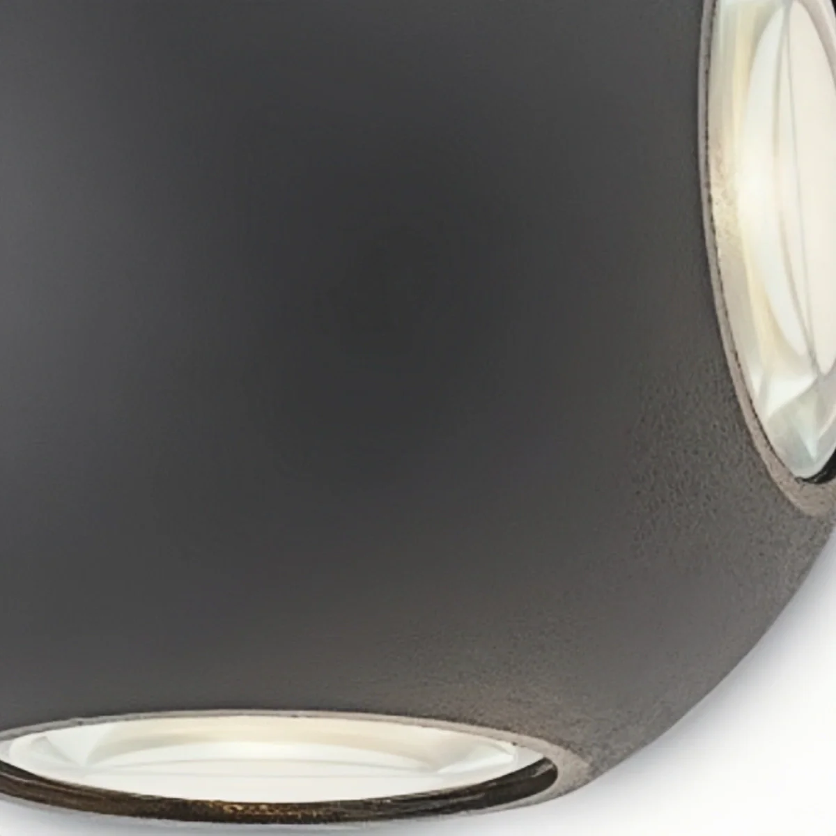 Irondale Modern Globular Outdoor Wall Lamp - Black Metal for Garden