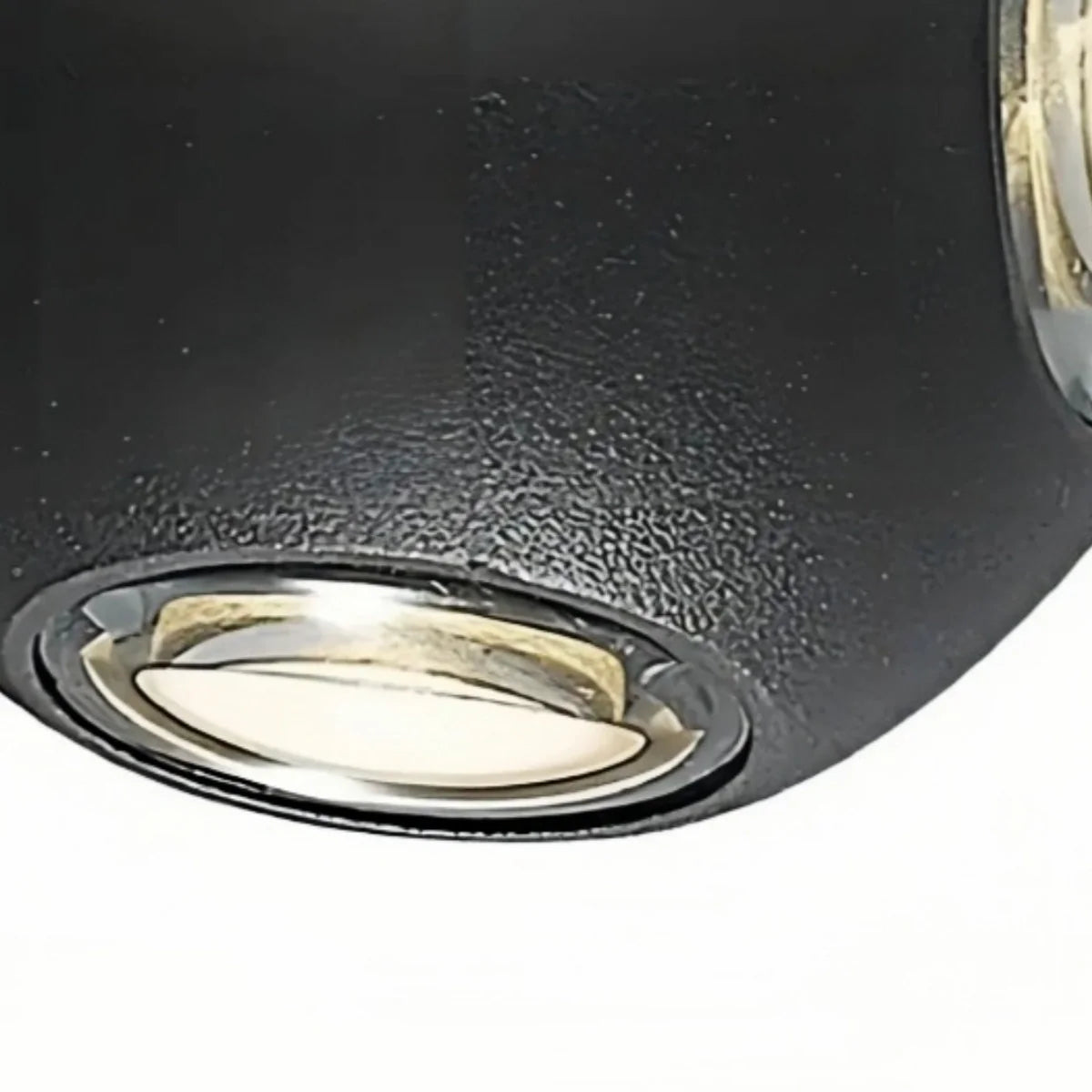 Irondale Modern Globular Outdoor Wall Lamp - Black Metal for Garden