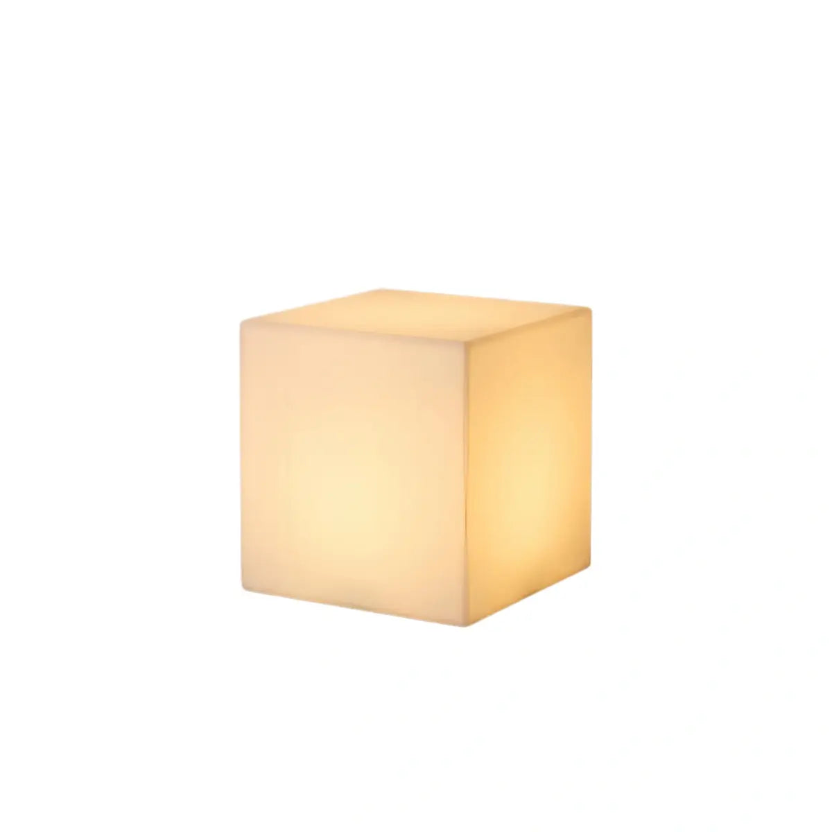 Arcato Modern Outdoor Floor Lamp - White Acrylic Square Design for Garden