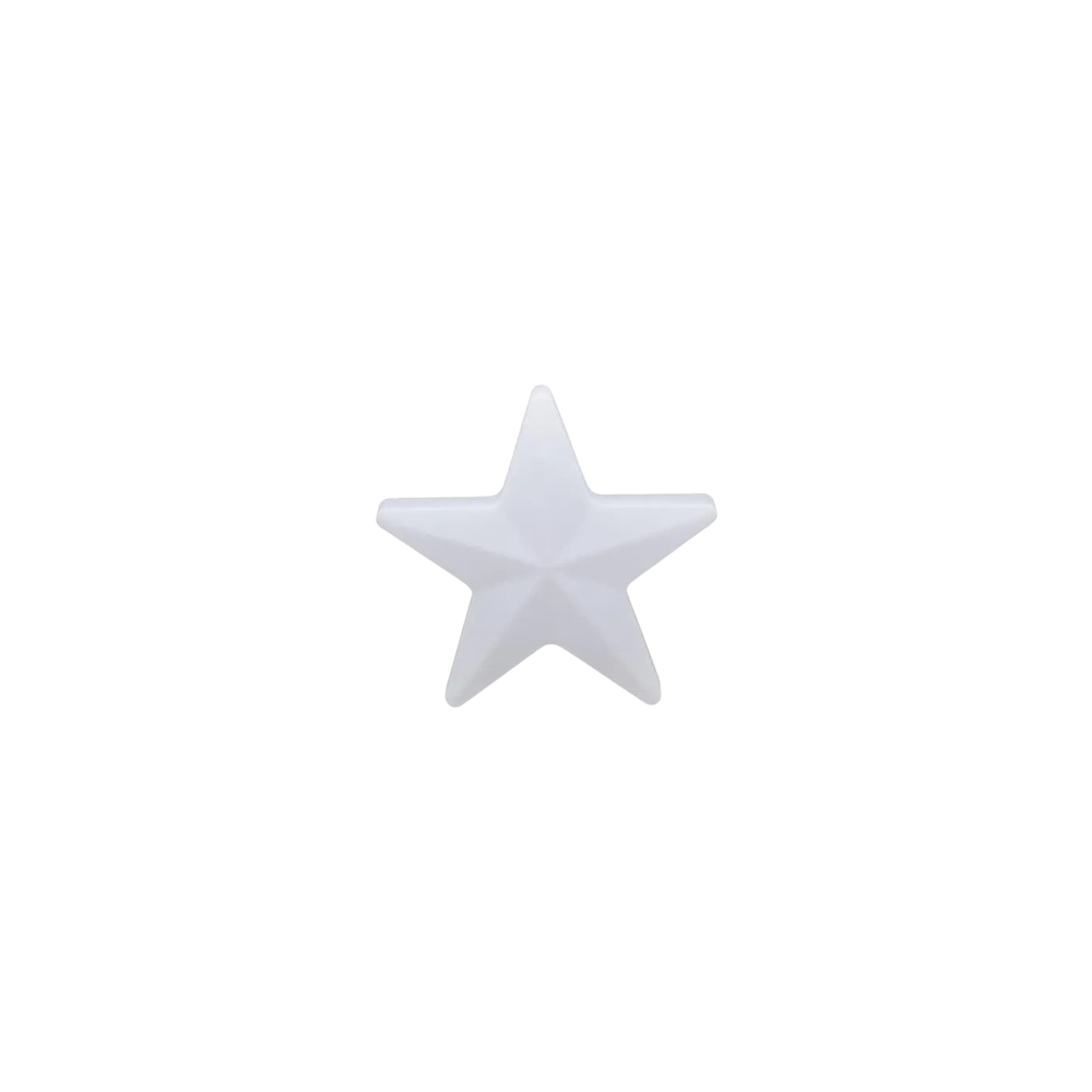 Nuvlight - White Acrylic Star Design Garden/Courtyard