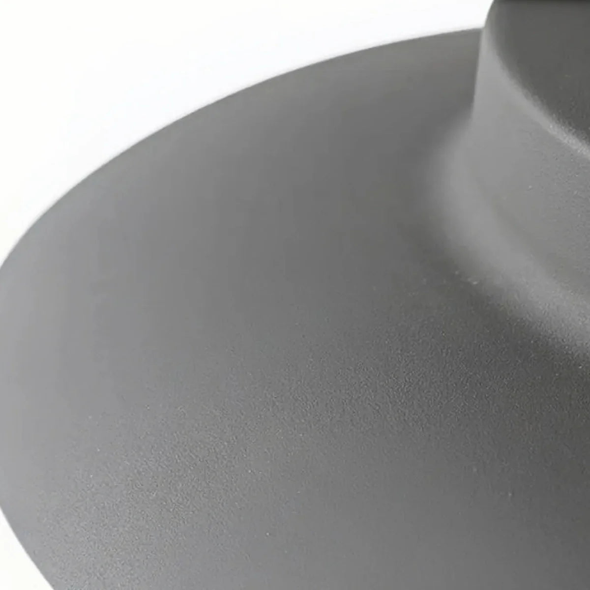 Irondale Modern Outdoor Pendant Light - Grey/White Metal Hooded Design for Courtyard