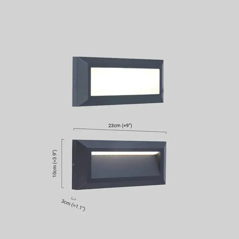 Arcato Modern Outdoor Step Deck Light – Waterproof Pathway Light for Courtyard/Staircase