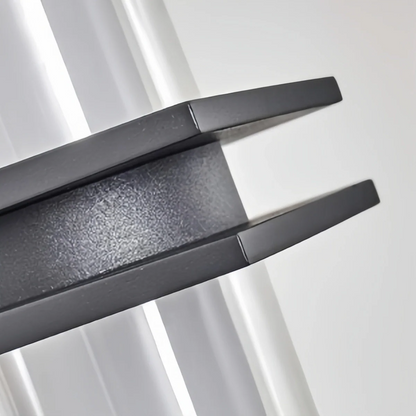 Arcato Modern Outdoor Wall Sconce - Black Metal & Glass Cylindrical Design for Garden