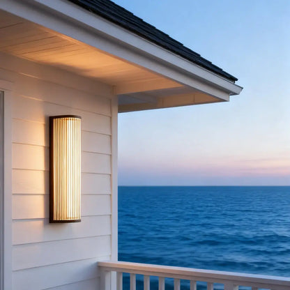 Irondale Modern Outdoor Wall Sconce – Waterproof Light for Terrace