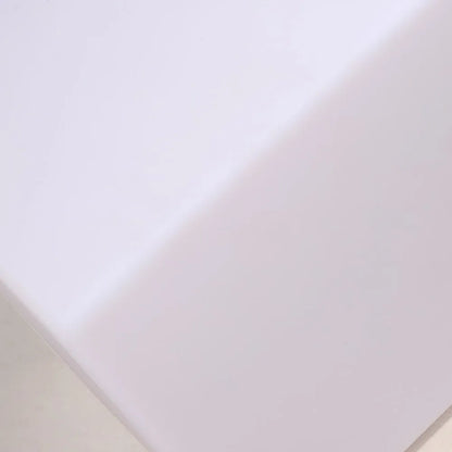 Arcato Modern Outdoor Floor Lamp - White Acrylic Square Design for Garden