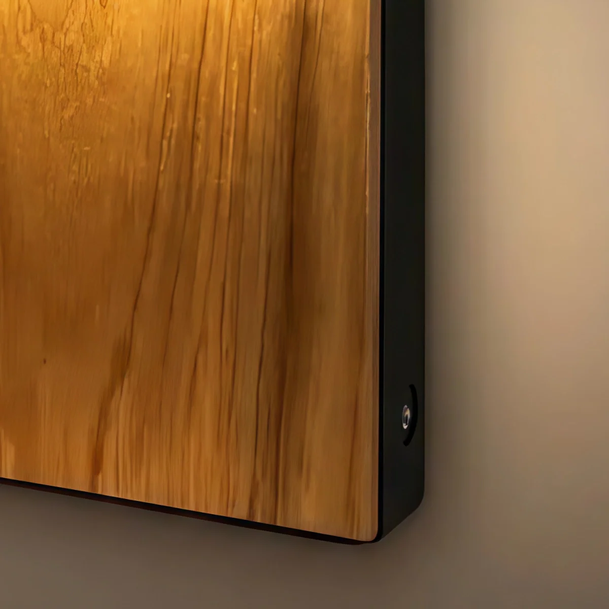 Irondale Modern Rectangular Outdoor Pathway Light - Natural Wood/Metal for Lawn